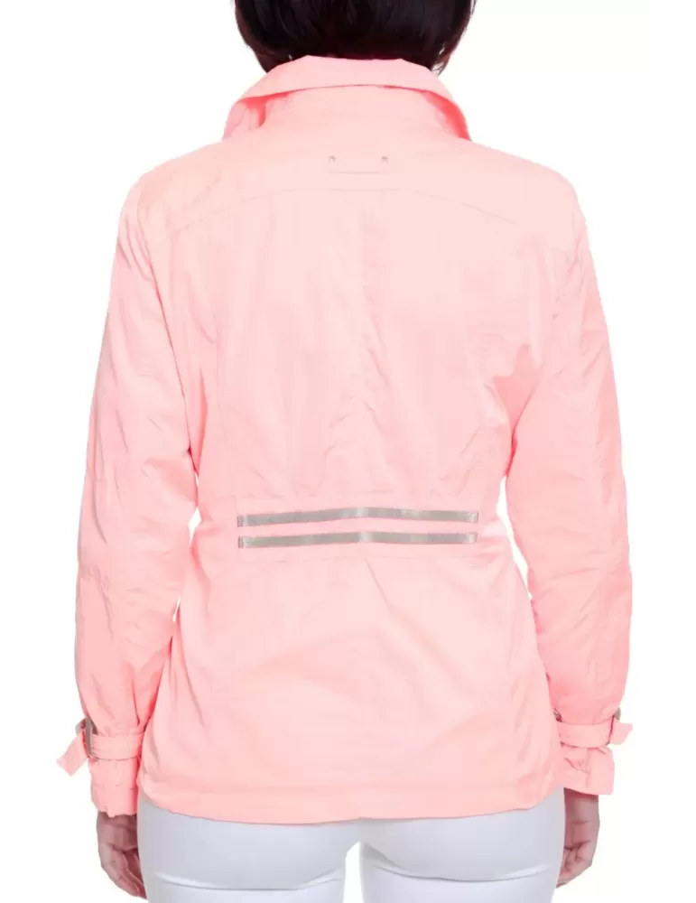 Giacca a vento rosa salmone Concept k